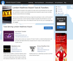 London Heathrow Taxi Page, World Airport Codes
